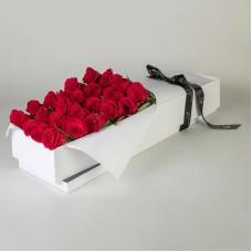 Everlasting Lovely Roses in White